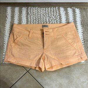 BKE Orange High Waist Shorts with Stretch